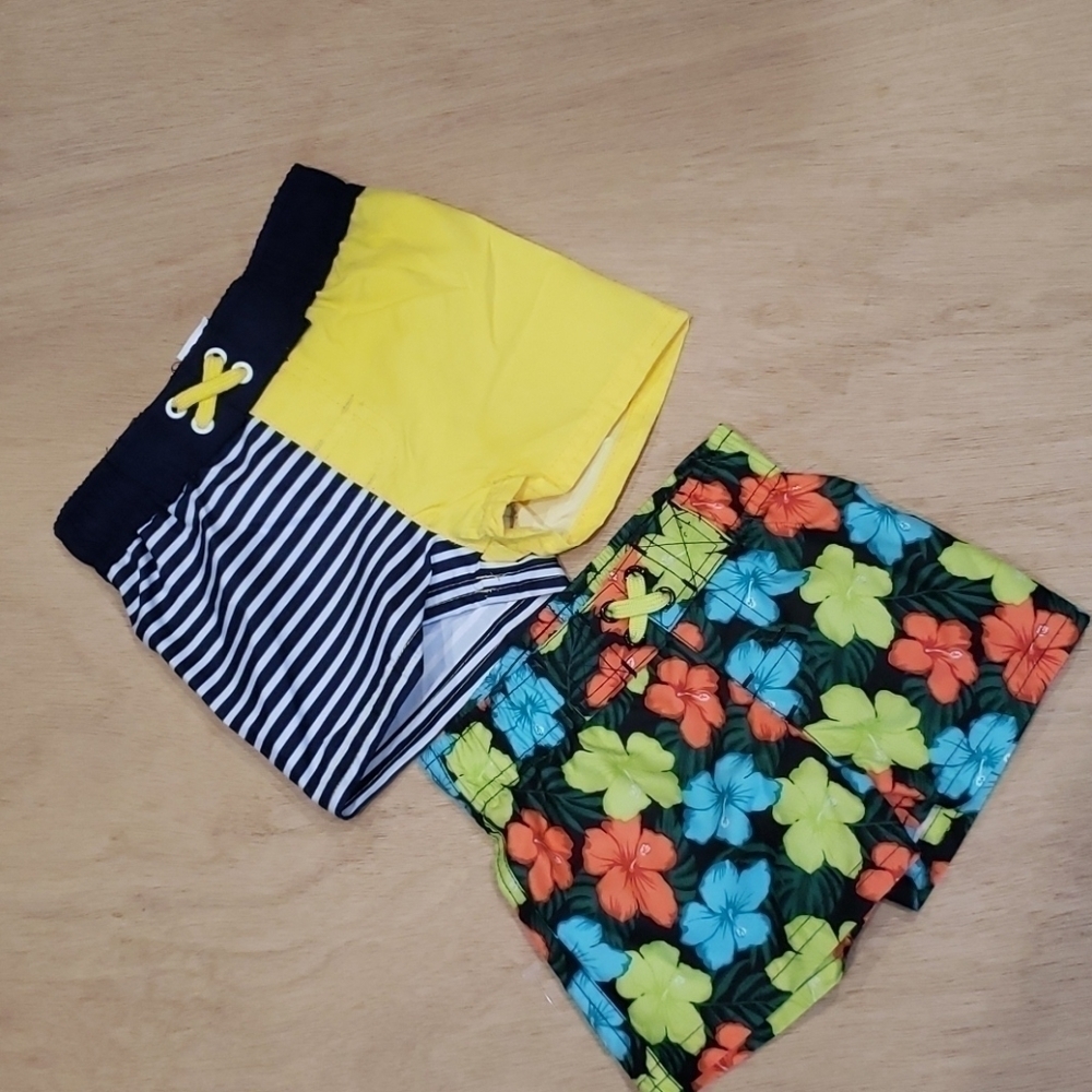 CAT & Jack 9 Mo Boys Swim Trunks NWOT